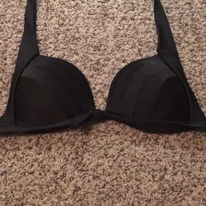 Black bathing suit top